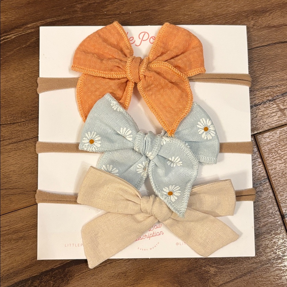 Little Poppy Headband Set NEW